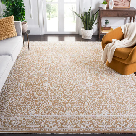 Safavieh Sabrina 800 8'-0" x 10'-0" Rug in Gold / Ivory