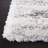 Safavieh Fontana Shag  800 4'-0" x 6'-0" Rug in Ivory / Grey