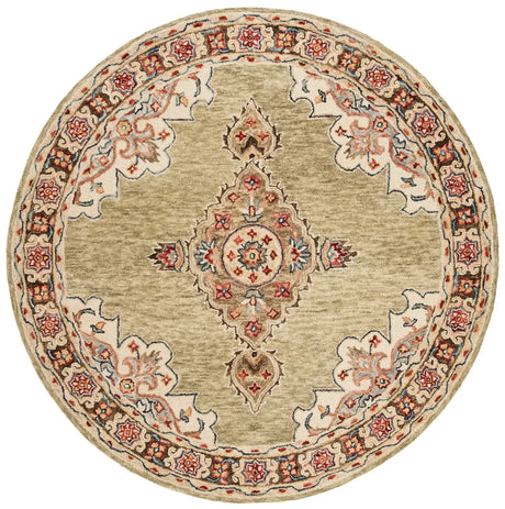Safavieh Aspen 5'-0" x 5'-0" Rug in Sage / Brown