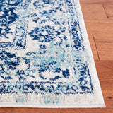 Safavieh Tulum 4'-0" x 6'-0" Rug in Ivory / Blue