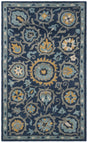 Safavieh Heritage 3'-0" x 5'-0" Rug in Navy / Gold