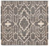 Safavieh Natural Fiber 6'-0" x 6'-0" Rug in Black / Ivory