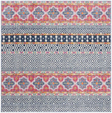Safavieh Madison 700 6'-7" x 6'-7" Rug in Navy / Ivory