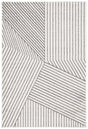 Safavieh Pyramid 4'-5" x 6'-5" Rug in Ivory / Grey