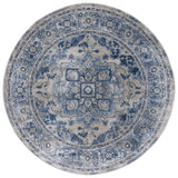 Safavieh Brentwood 6'-7" x 6'-7" Rug in Blue / Ivory