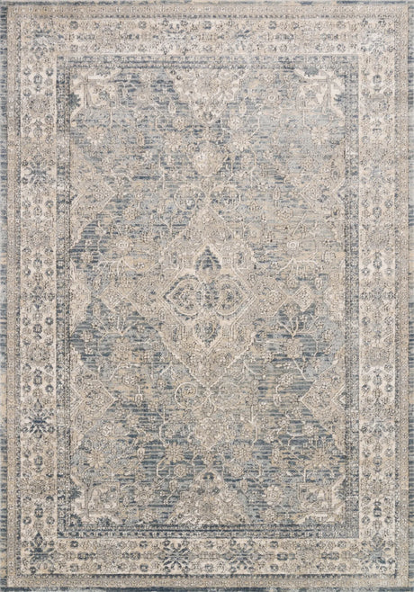 Loloi Teagan Tea-04 Sky/Natural Rugs - main flat