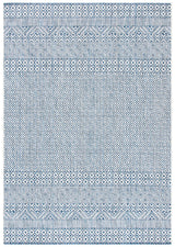 Safavieh Courtyard 4'-0" x 5'-7" Rug in Blue / Navy
