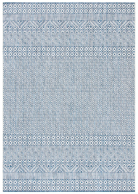 Safavieh Courtyard 4'-0" x 5'-7" Rug in Blue / Navy