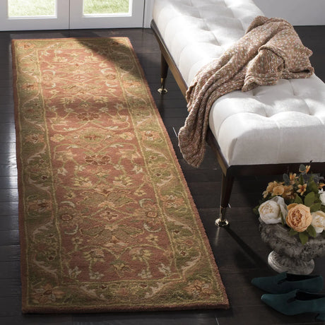 Safavieh Golden Jaipur 2'-3" x 10'-0" Rug in Rust / Green
