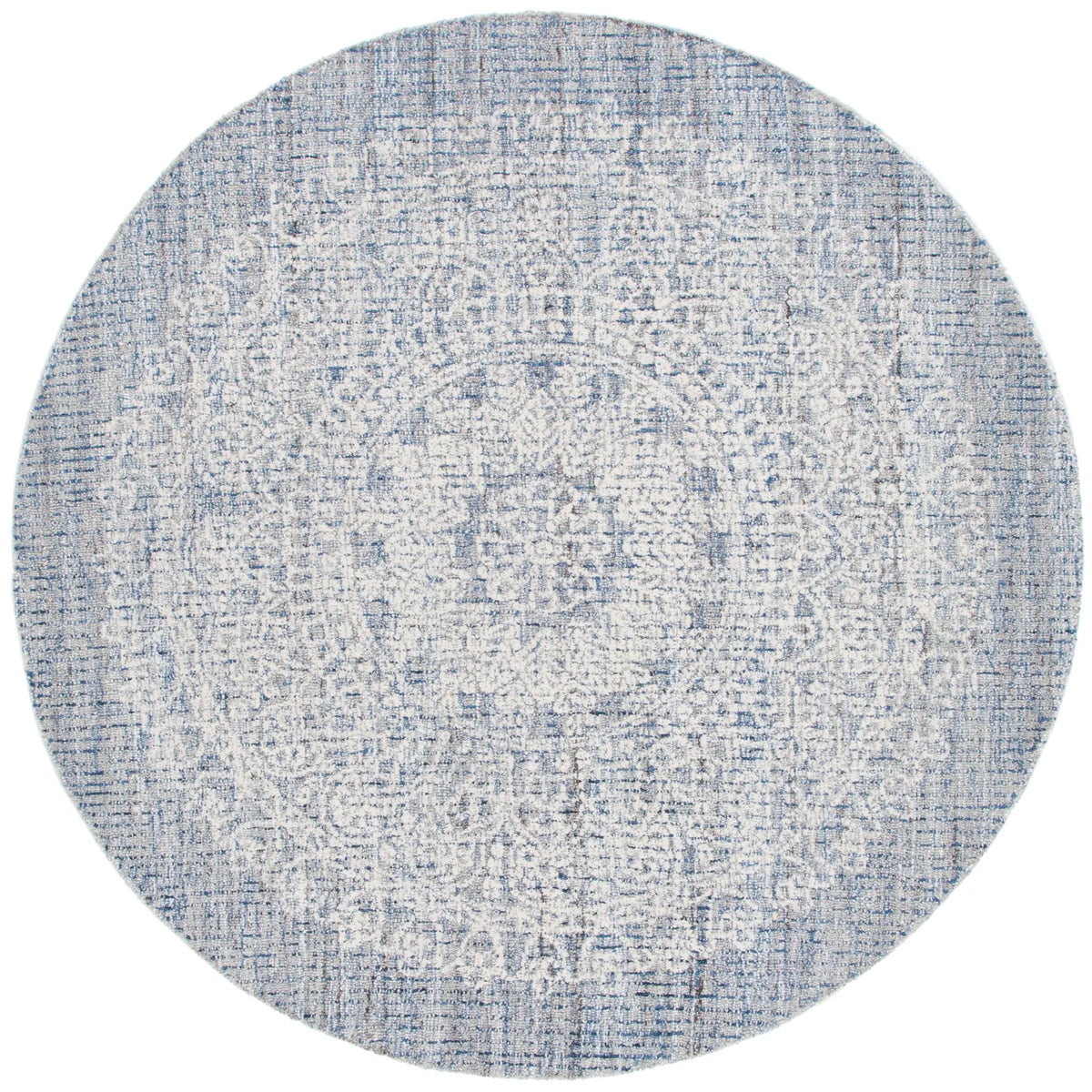 Safavieh Ebony 6'-0" x 6'-0" Rug in Blue / Ivory