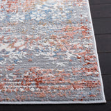 Safavieh Amelia 4'-5" x 6'-5" Rug in Grey / Rust