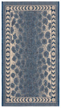Safavieh Courtyard 2'-0" x 3'-7" Rug in Navy / Beige