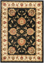 Safavieh Lyndhurst 3'-3" x 5'-3" Rug in Black / Ivory