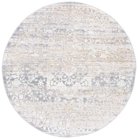 Safavieh Orchard 6'-7" x 6'-7" Rug in Grey / Gold