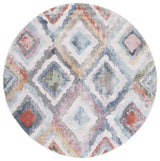 Safavieh Phoenix 500 6'-7" x 6'-7" Rug in Blue / Red