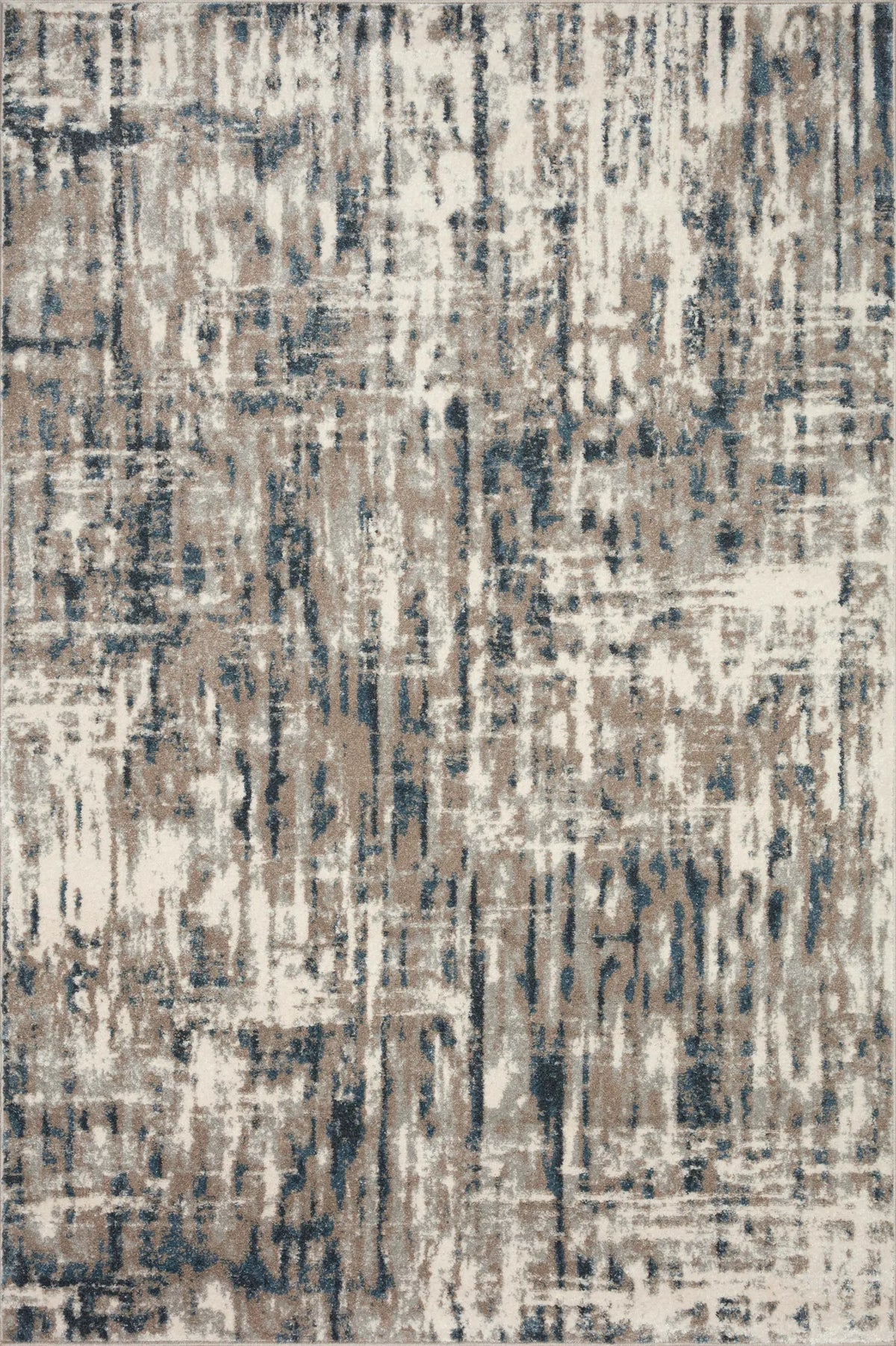 Loloi Spirit Spi-02 Stone/Blue Rugs - main flat