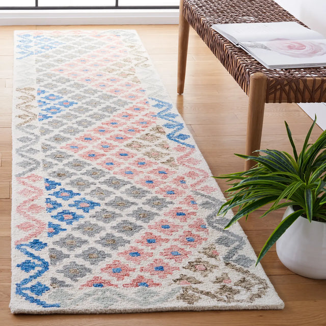 Safavieh Metro 2'-3" x 9'-0" Rug in Ivory / Blue