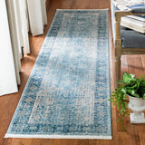 Safavieh Victoria 2'-2" x 10'-0" Rug in Blue / Ivory