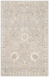 Safavieh Heritage 3'-0" x 5'-0" Rug in Silver / Ivory