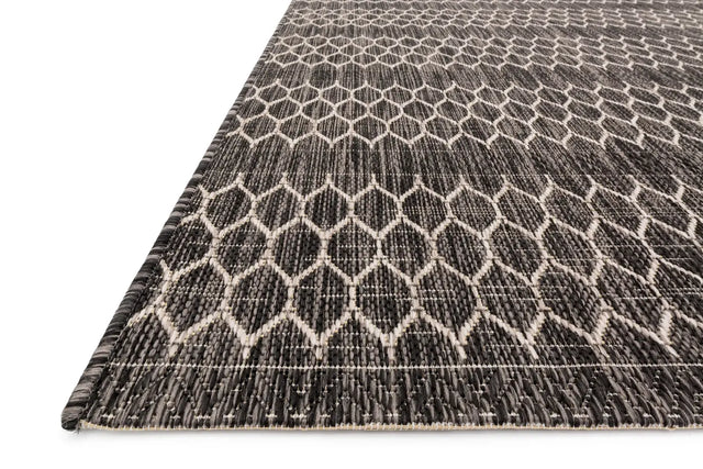 Loloi Isle Ie-01 Black / Grey Rugs - rug corner
