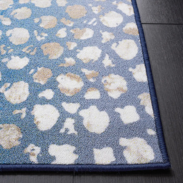 Safavieh Journey 4'-4" x 6'-0" Rug in Navy / Beige