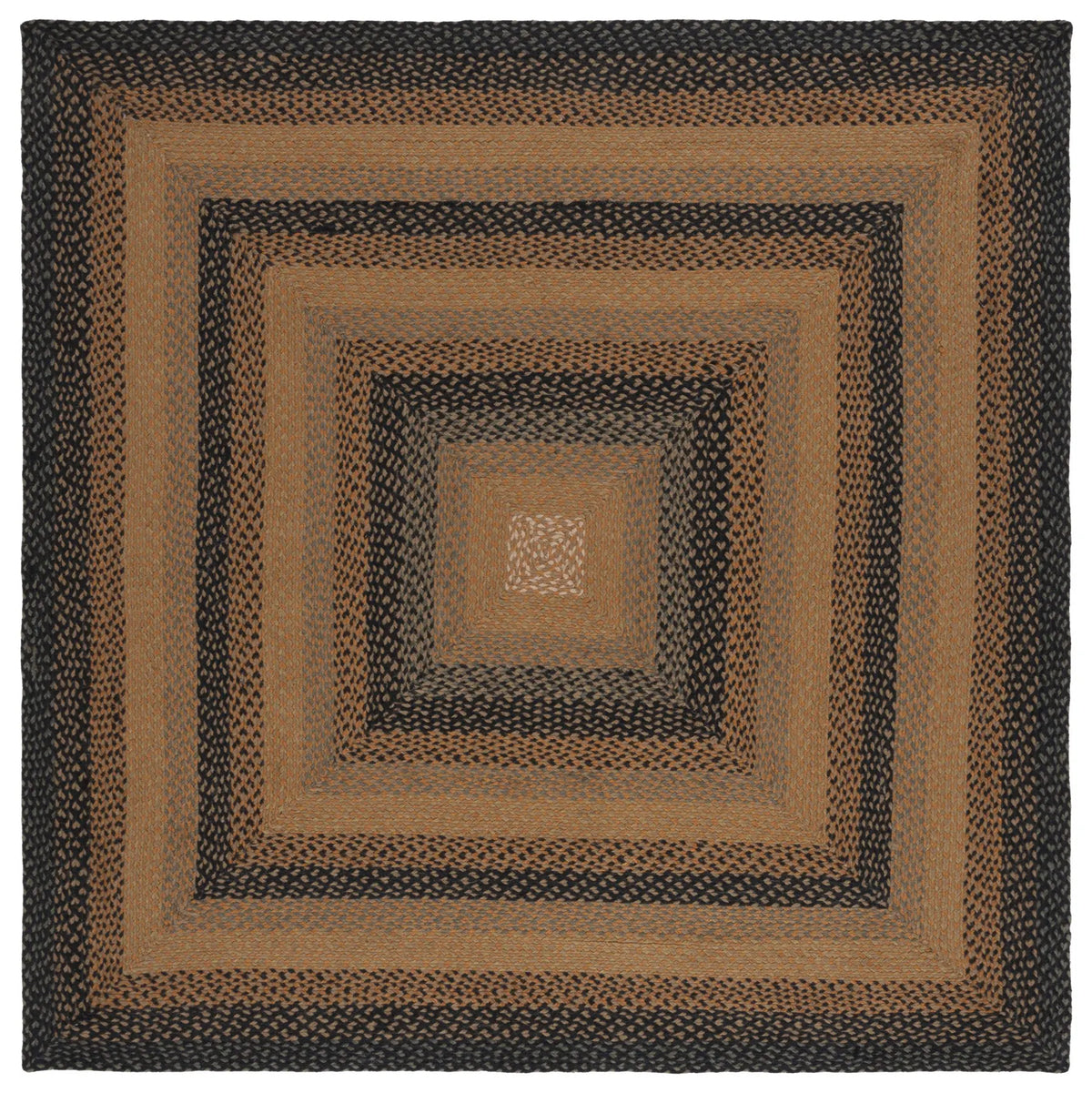 Safavieh Braided 6'-0" x 6'-0" Rug in Natural / Sage