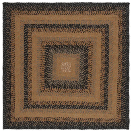Safavieh Braided 6'-0" x 6'-0" Rug in Natural / Sage