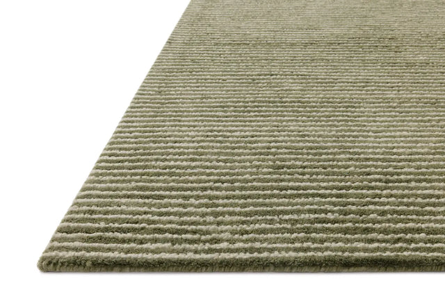 Loloi Sunday SUN-01 Olive / Ivory Hand Tufted Rug - rug corner