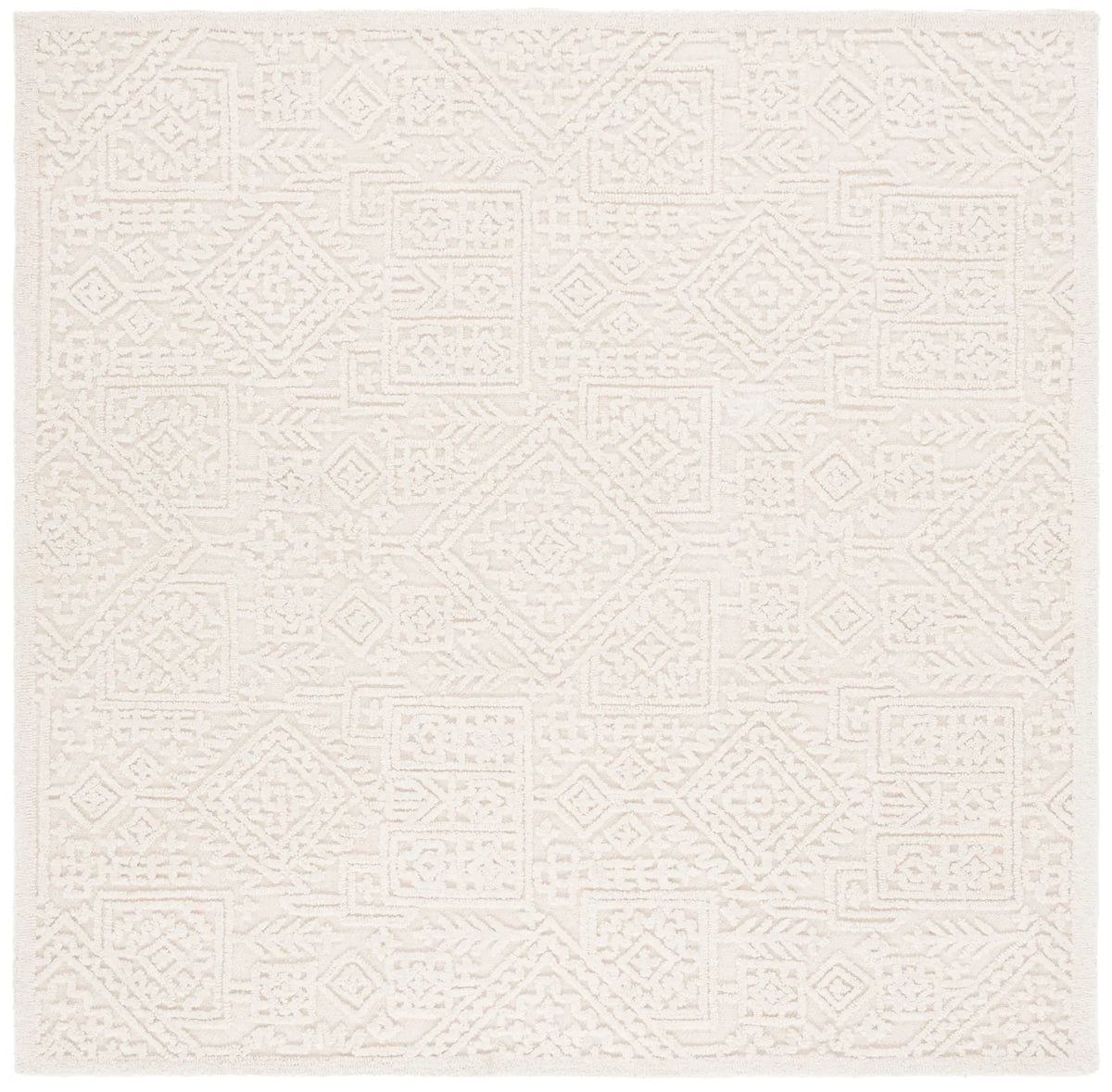 Safavieh Textural 6'-0" x 6'-0" Rug in Ivory