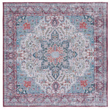 Safavieh Tucson 6'-0" x 6'-0" Rug in Ivory / Red
