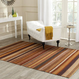 Safavieh Kilim 4'-0" x 6'-0" Rug in Rust