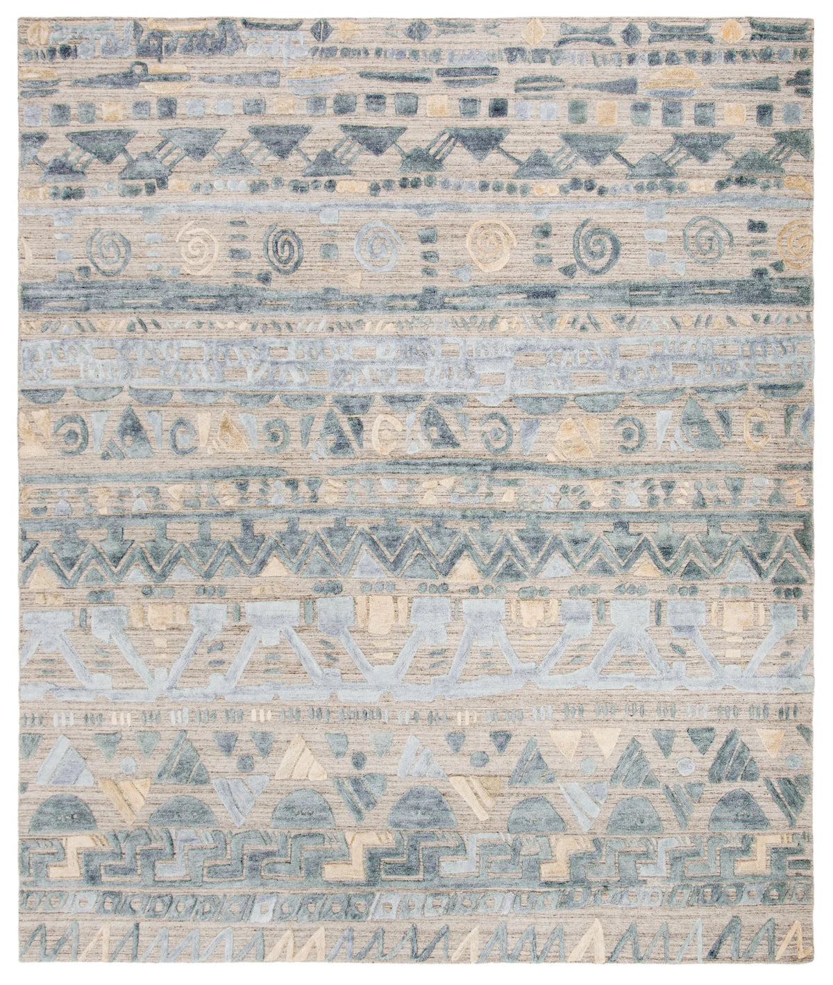Safavieh Elements 8'-0" x 10'-0" Rug in Light Blue / Beige