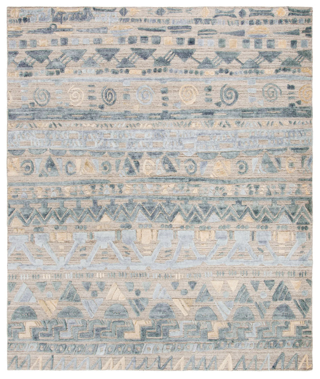 Safavieh Elements 8'-0" x 10'-0" Rug in Light Blue / Beige