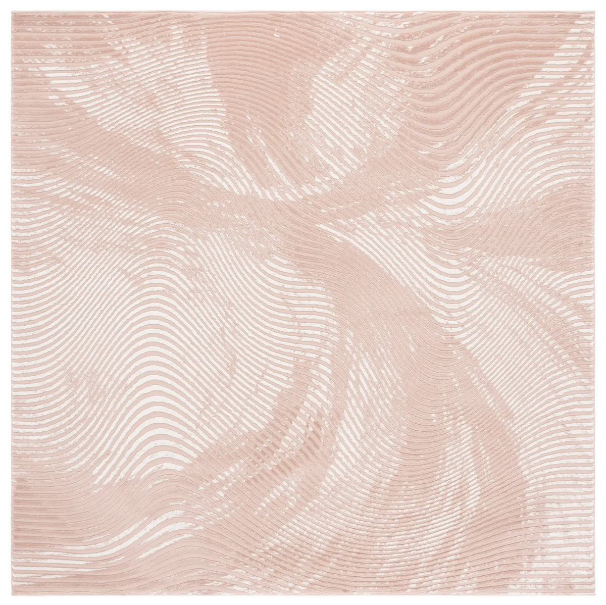 Safavieh Revive 6'-7" x 6'-7" Rug in Pink / Ivory
