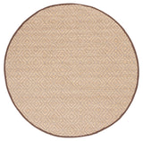 Safavieh Natural Fiber 6'-0" x 6'-0" Rug in Natural / Brown