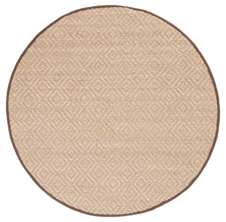 Safavieh Natural Fiber 6'-0" x 6'-0" Rug in Natural / Brown