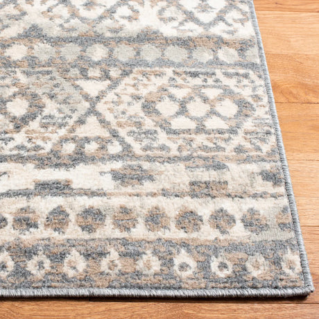 Safavieh Pyramid 10'-0" x 14'-0" Rug in Ivory / Charcoal