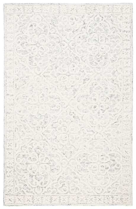 Safavieh Metro 4'-0" x 6'-0" Rug in Silver / Ivory