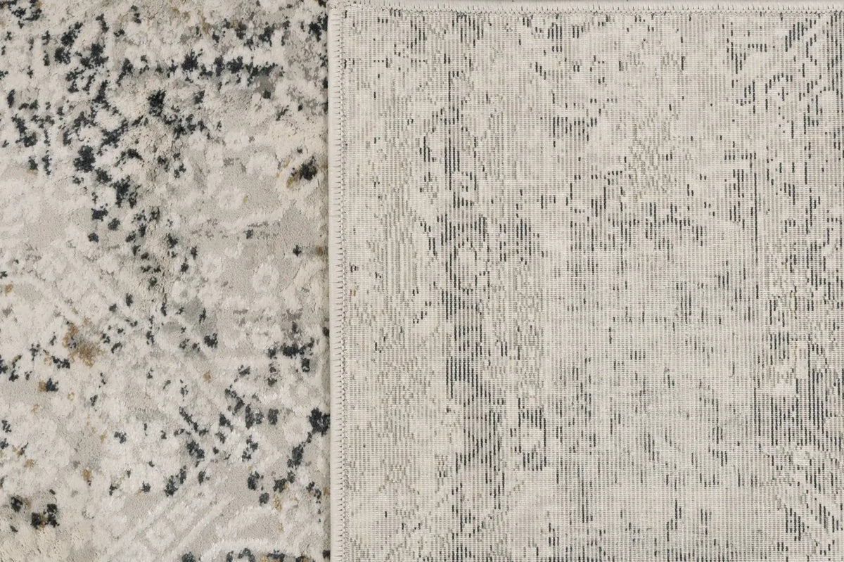 Dynamic Rugs Quartz 27053 Ivory / Grey Rugs - Corner