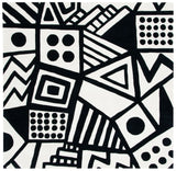 Safavieh Fifth Avenue 7'-0" x 7'-0" Rug in Ivory / Black