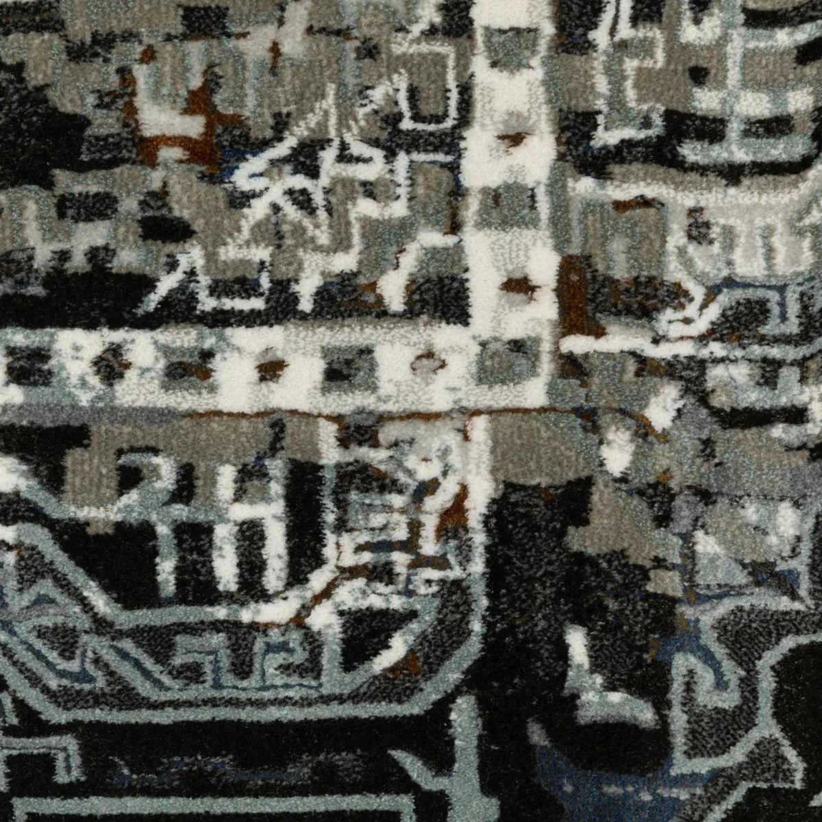Oriental Weavers Gemini 2060V Charcoal/ Multi Rug - room scene 2