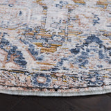 Safavieh Moondust 600 6'-0" x 6'-0" Rug in Grey / Blue