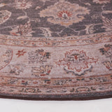 Safavieh Tucson 6'-0" x 6'-0" Rug in Dark Grey / Beige