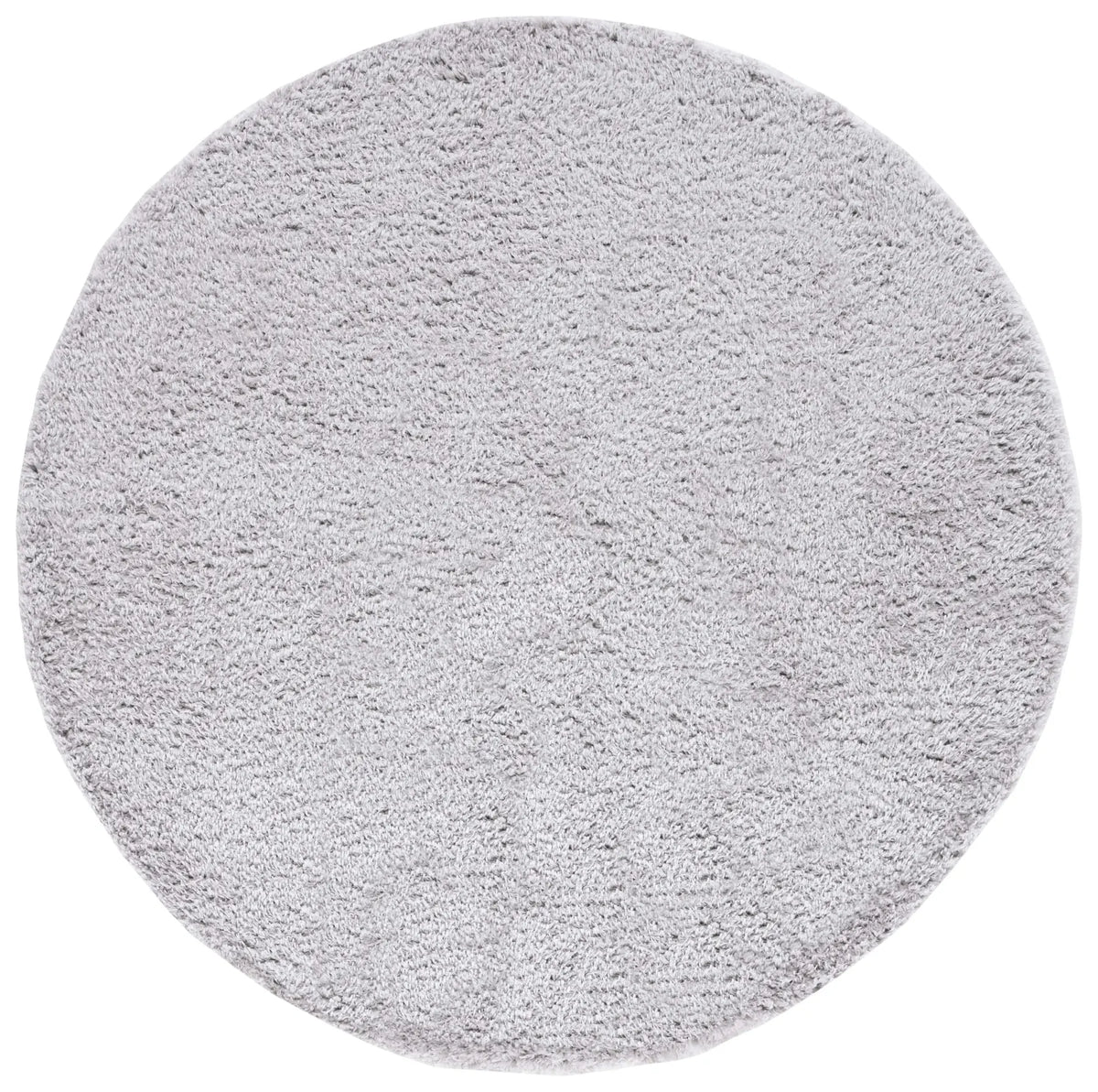 Safavieh Madrid Shag 200 5'-3" x 5'-3" Rug in Silver