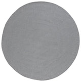 Safavieh Braided 5'-0" x 5'-0" Rug in Grey / Blue