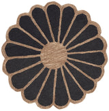 Safavieh Novelty 3'-0" x 3'-0" Rug in Black / Brown