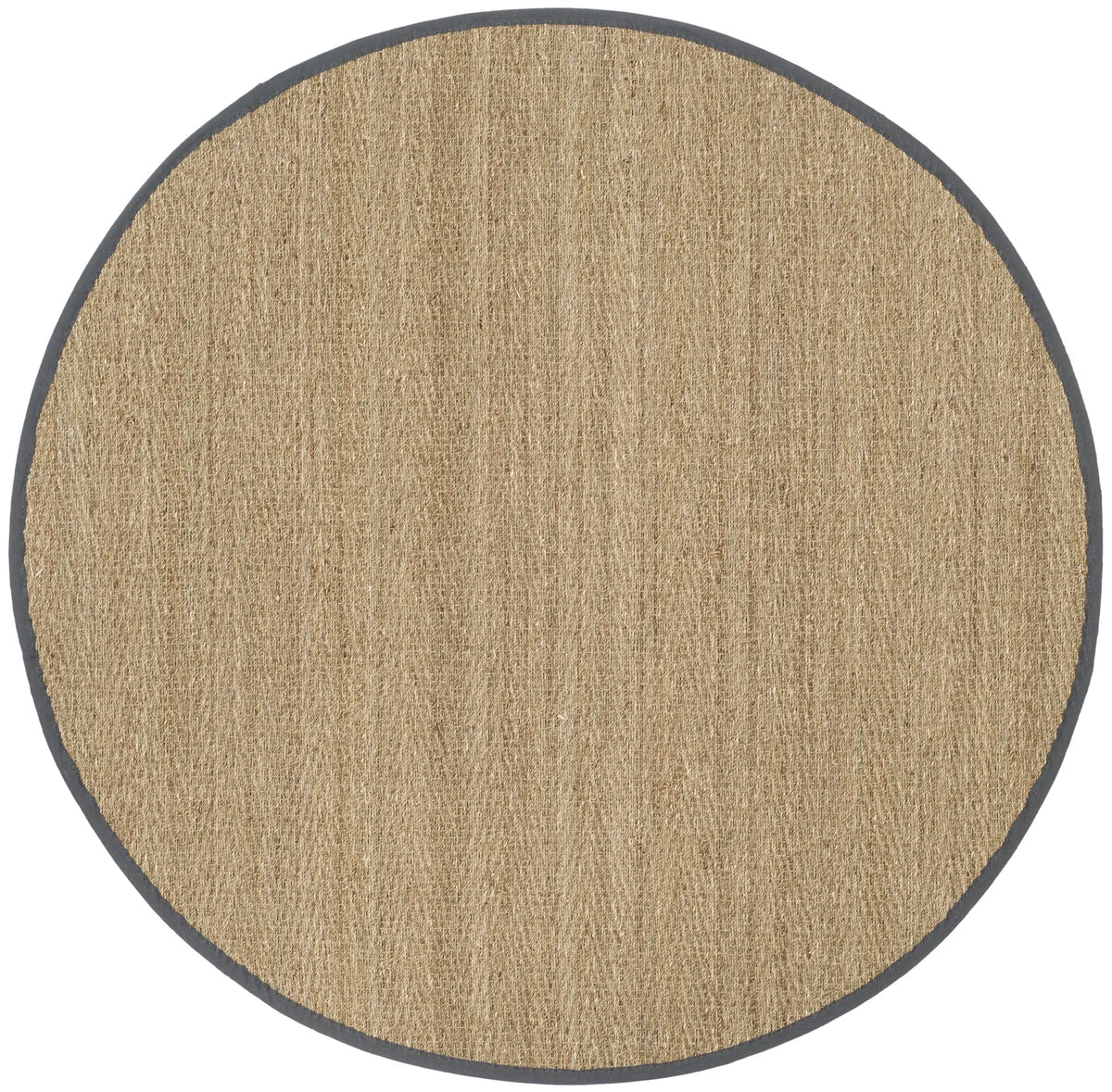 Safavieh Natural Fiber 6'-0" x 6'-0" Rug in Natural / Dark Grey