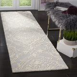 Safavieh Blossom 2'-3" x 10'-0" Rug in Light Grey / Ivory