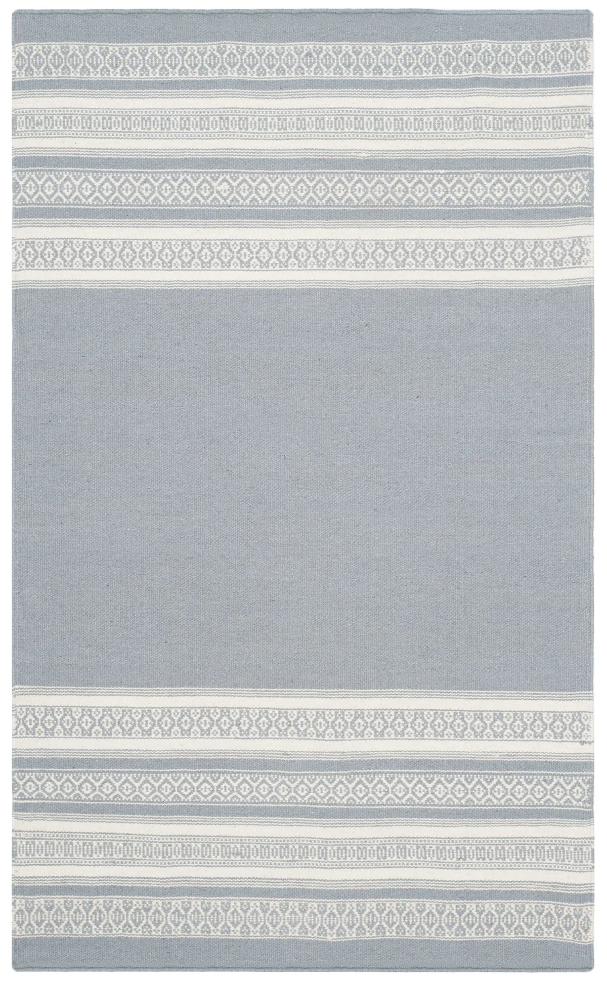 Safavieh Dhurries 3'-0" x 5'-0" Rug in Grey