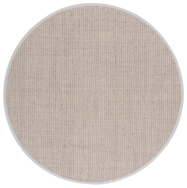 Safavieh Natural Fiber 6'-0" x 6'-0" Rug in Marble / Beige